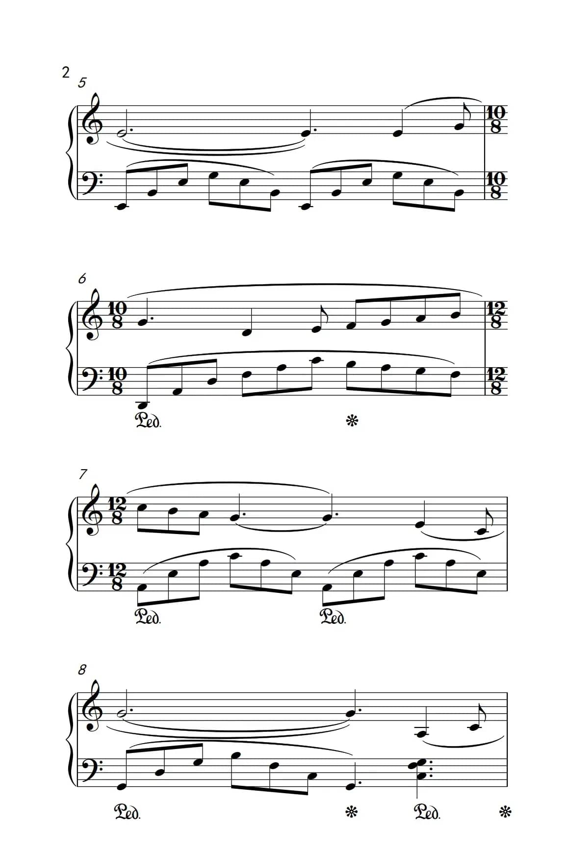 回忆 音乐剧《猫》主题曲（老年大学 钢琴教程 3）