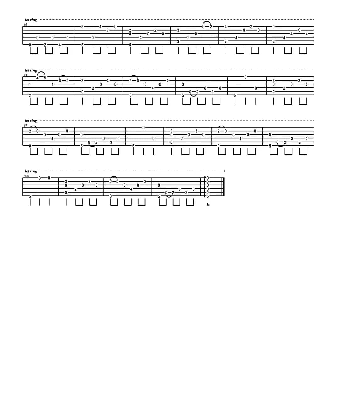 想い出（Recollection）（岸部真明指弹吉他谱）