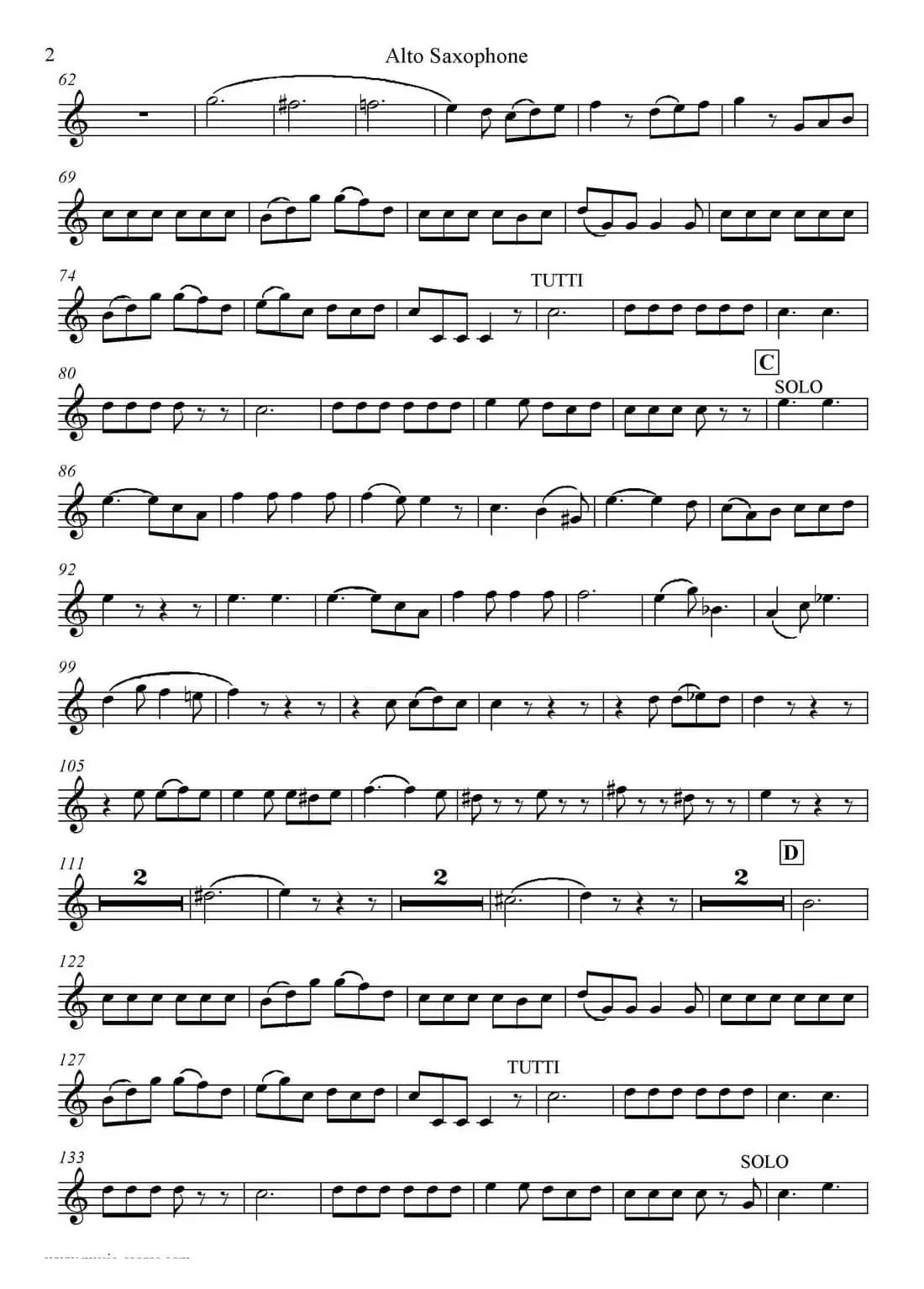 Mozart：Concerto KV495 No.4-3st Rondo 回旋曲（中音萨克斯）