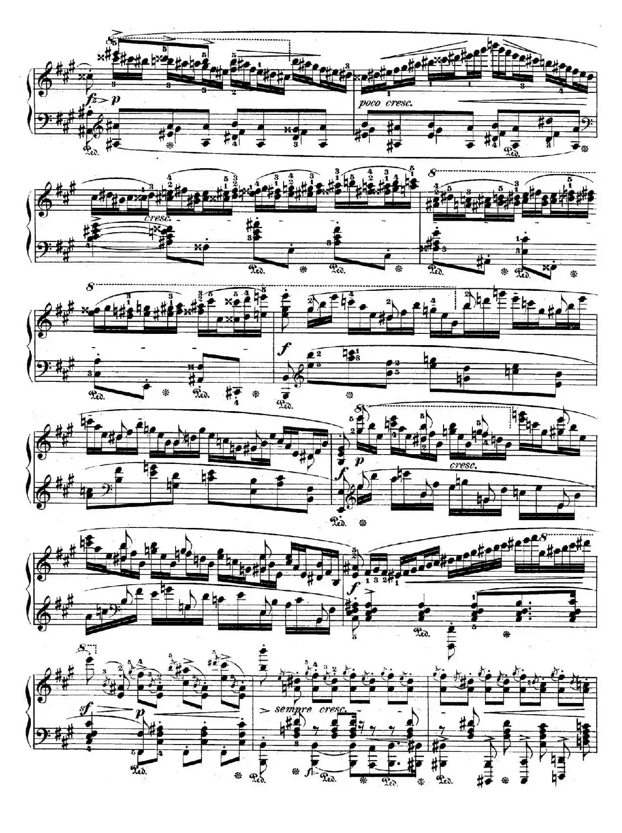 Allegro de Concerto Op.46（A大调音乐会快板）