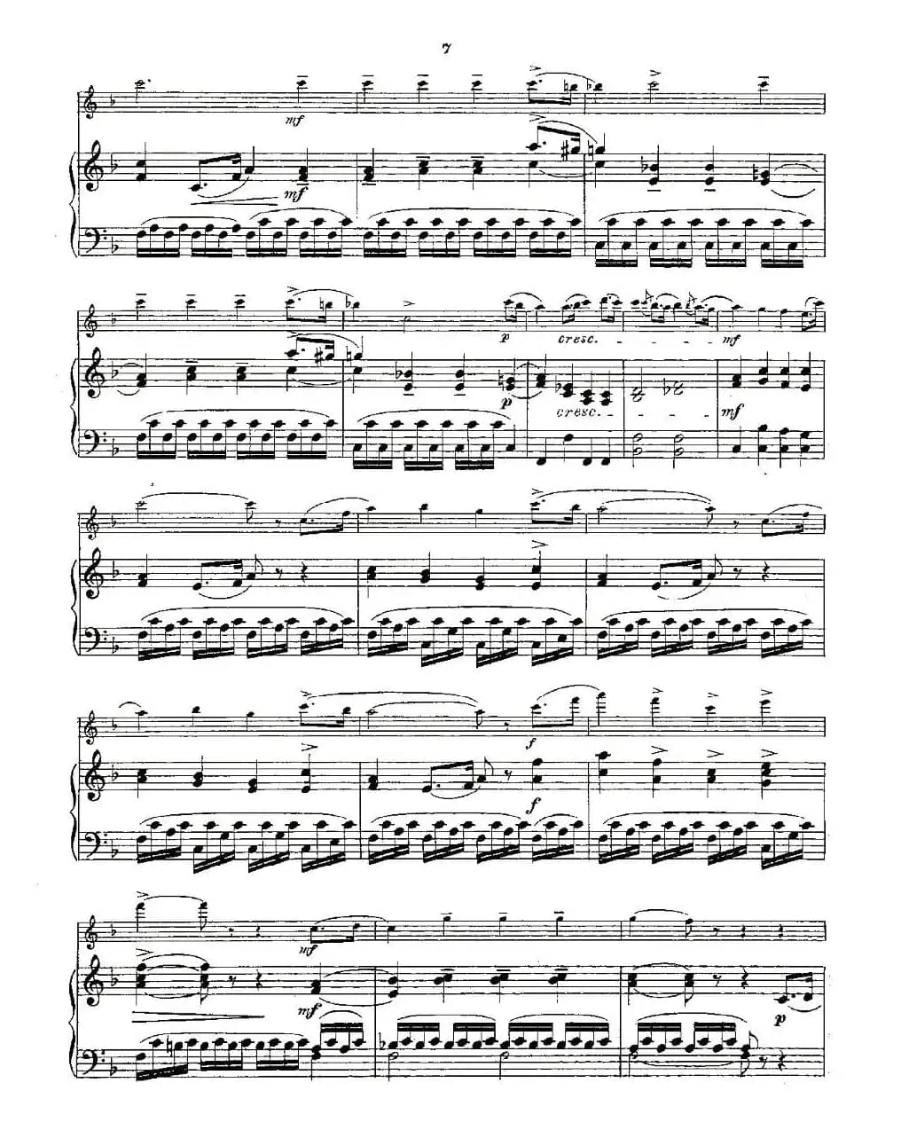 Opern-Transcriptionen.Op.45-3（长笛+钢琴伴奏）