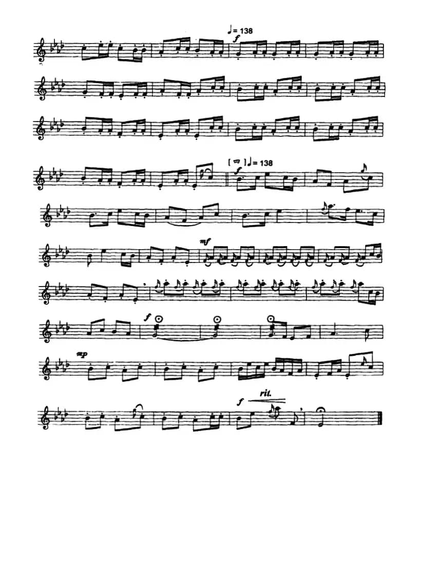 喜相逢（五线谱）