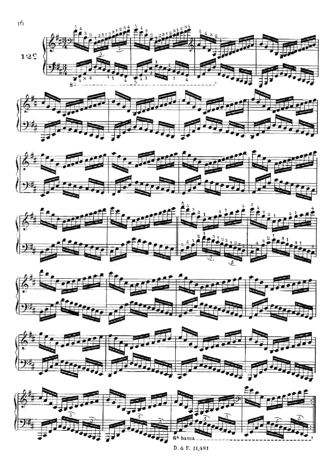 51 Exercises, WoO 6（51首钢琴练习 8—12）