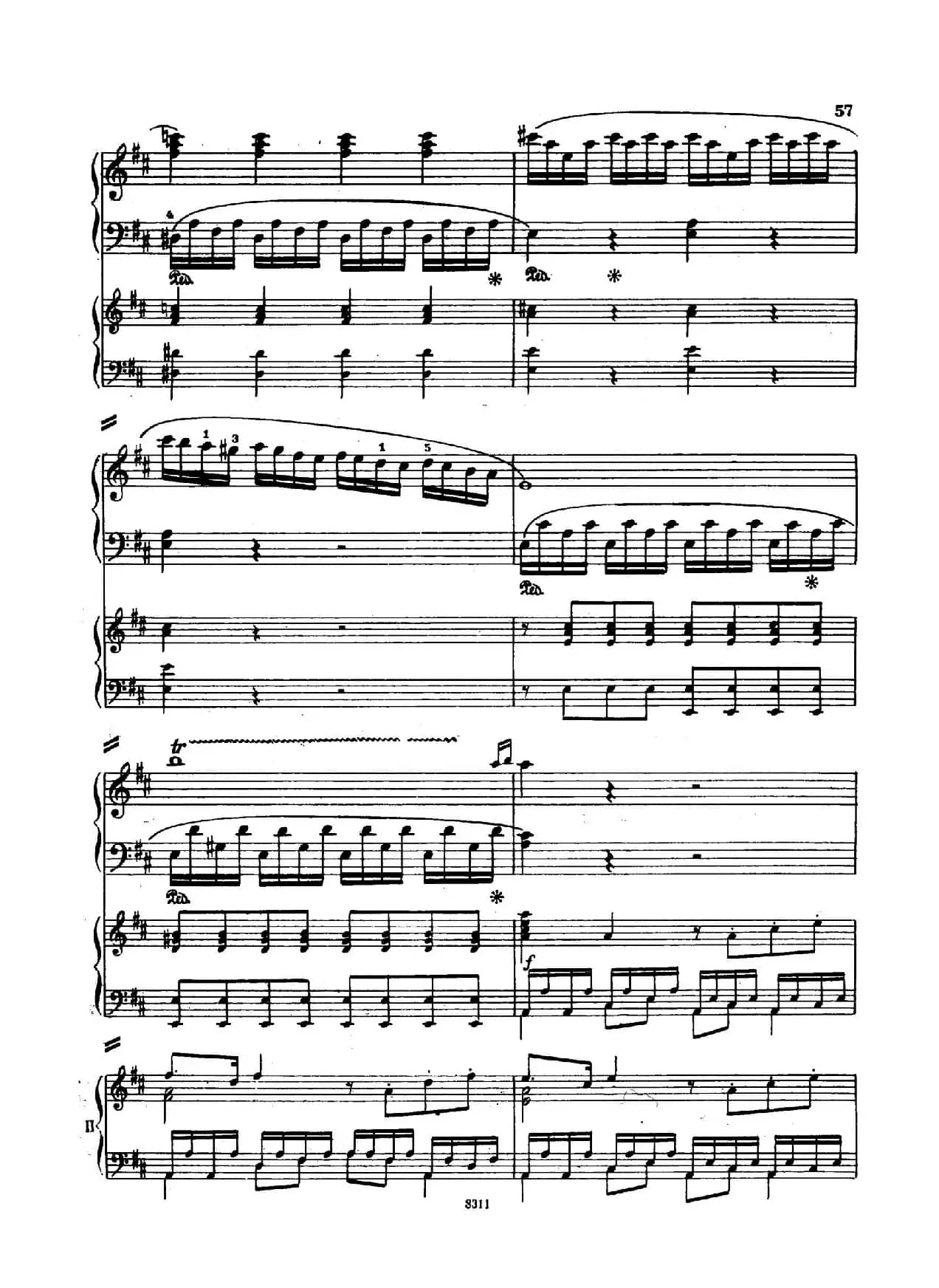 Concerto no 5 K 175 - 2 Piano（Ⅰ）