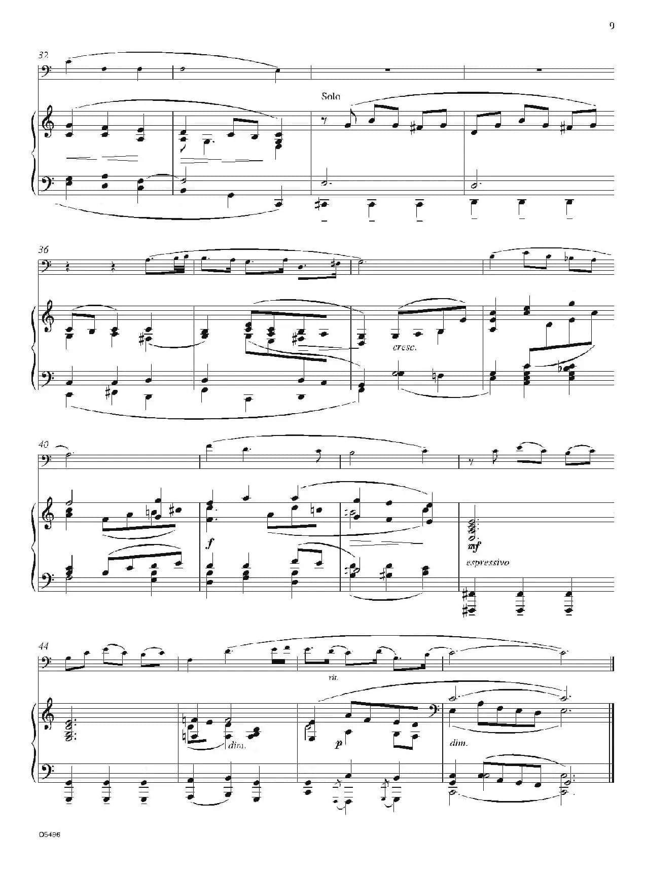 Aria （Bist du bei mir）（巴松+钢琴伴奏）