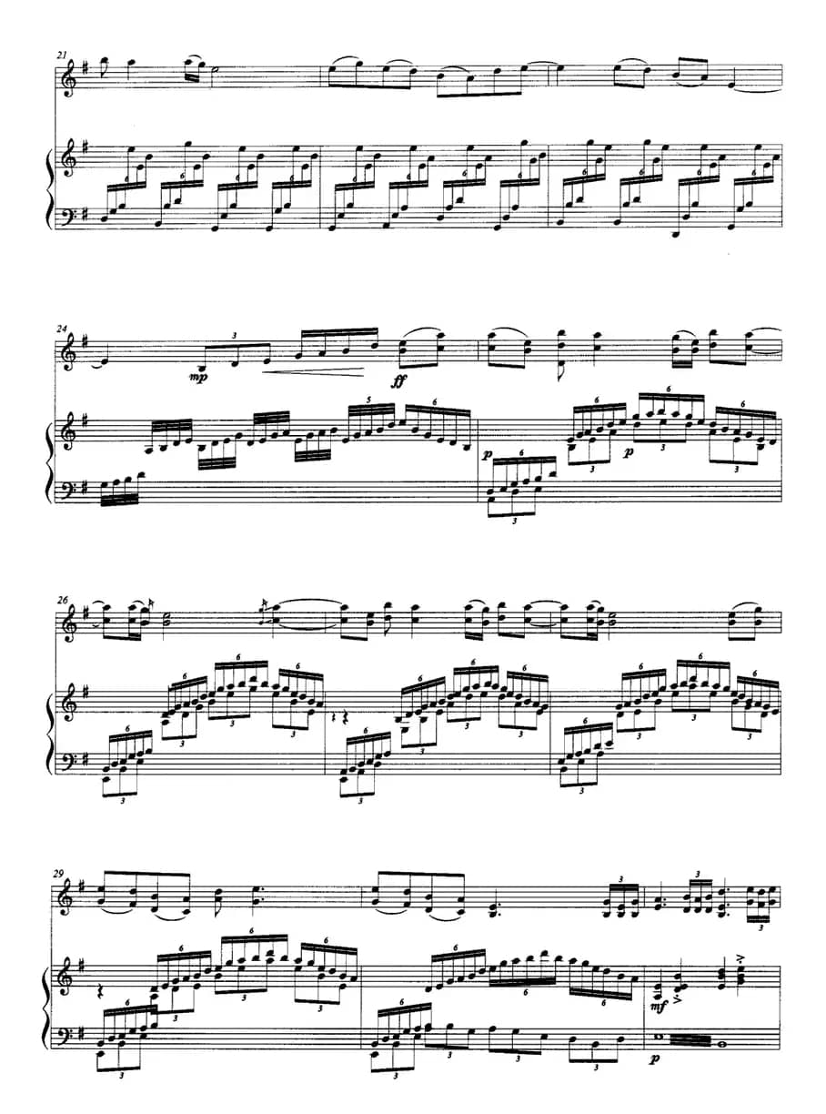 情歌（小提琴+钢琴）