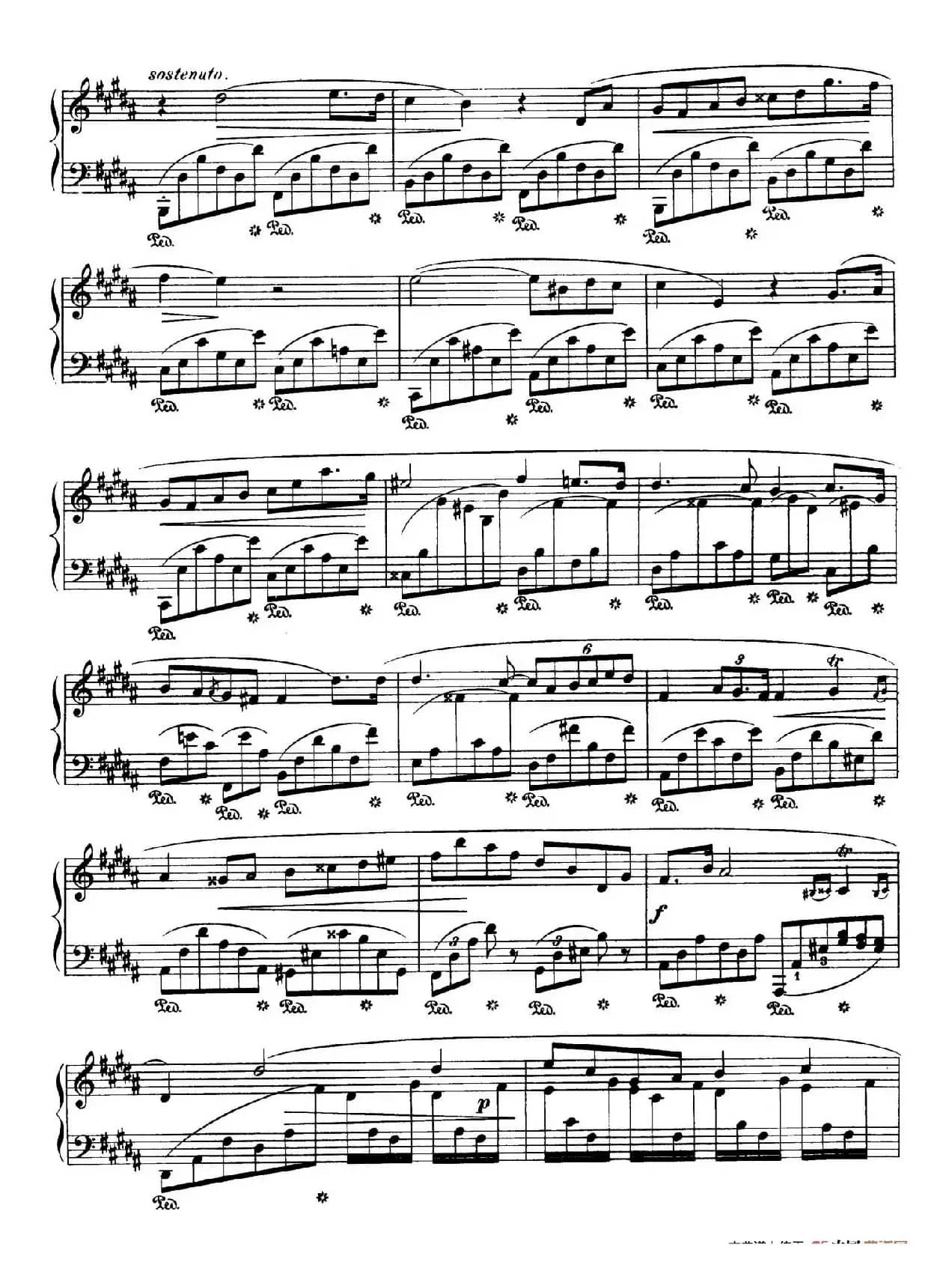 Piano Sonata No.3 in b Minor Op.58(b小调第三钢琴奏鸣曲·第一乐章)