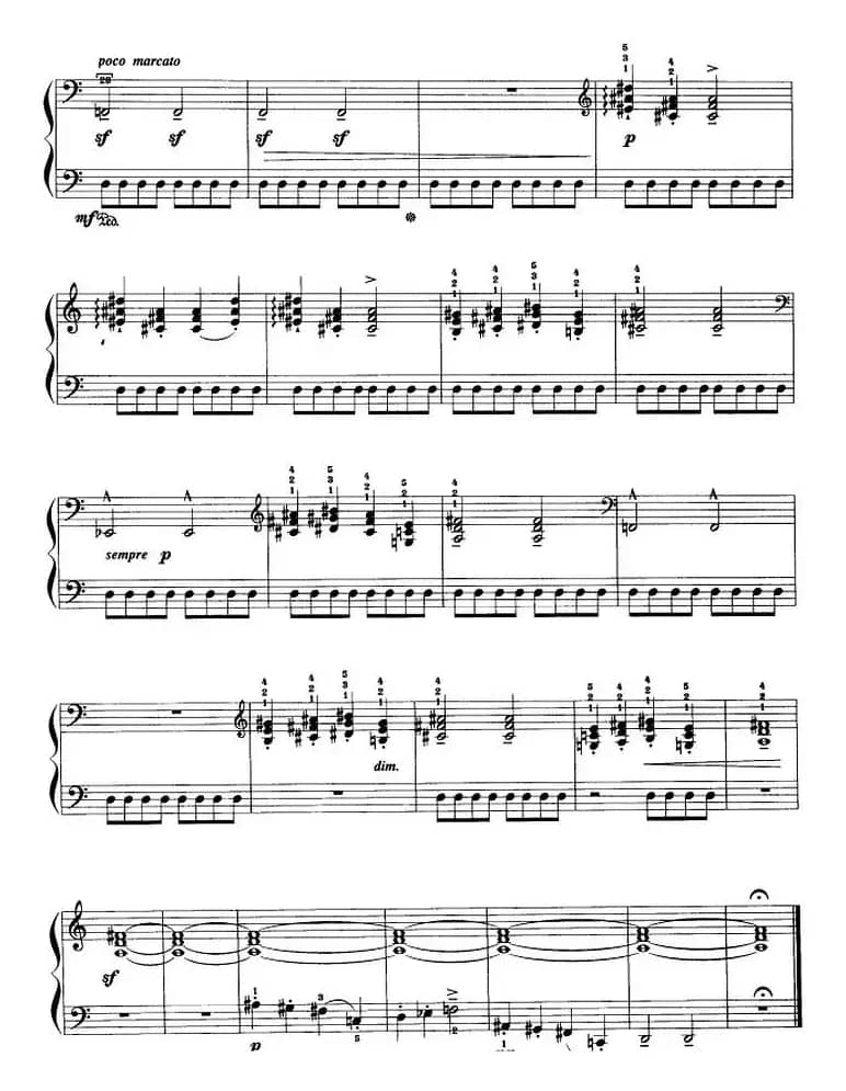 现代钢琴曲：19、熊之舞