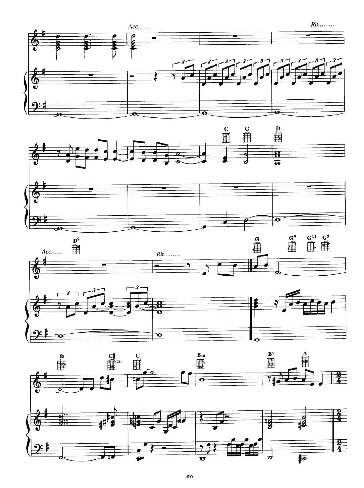 电影配乐大师莫瑞康最佳20首钢琴谱（Best of Ennio Morricone·15）