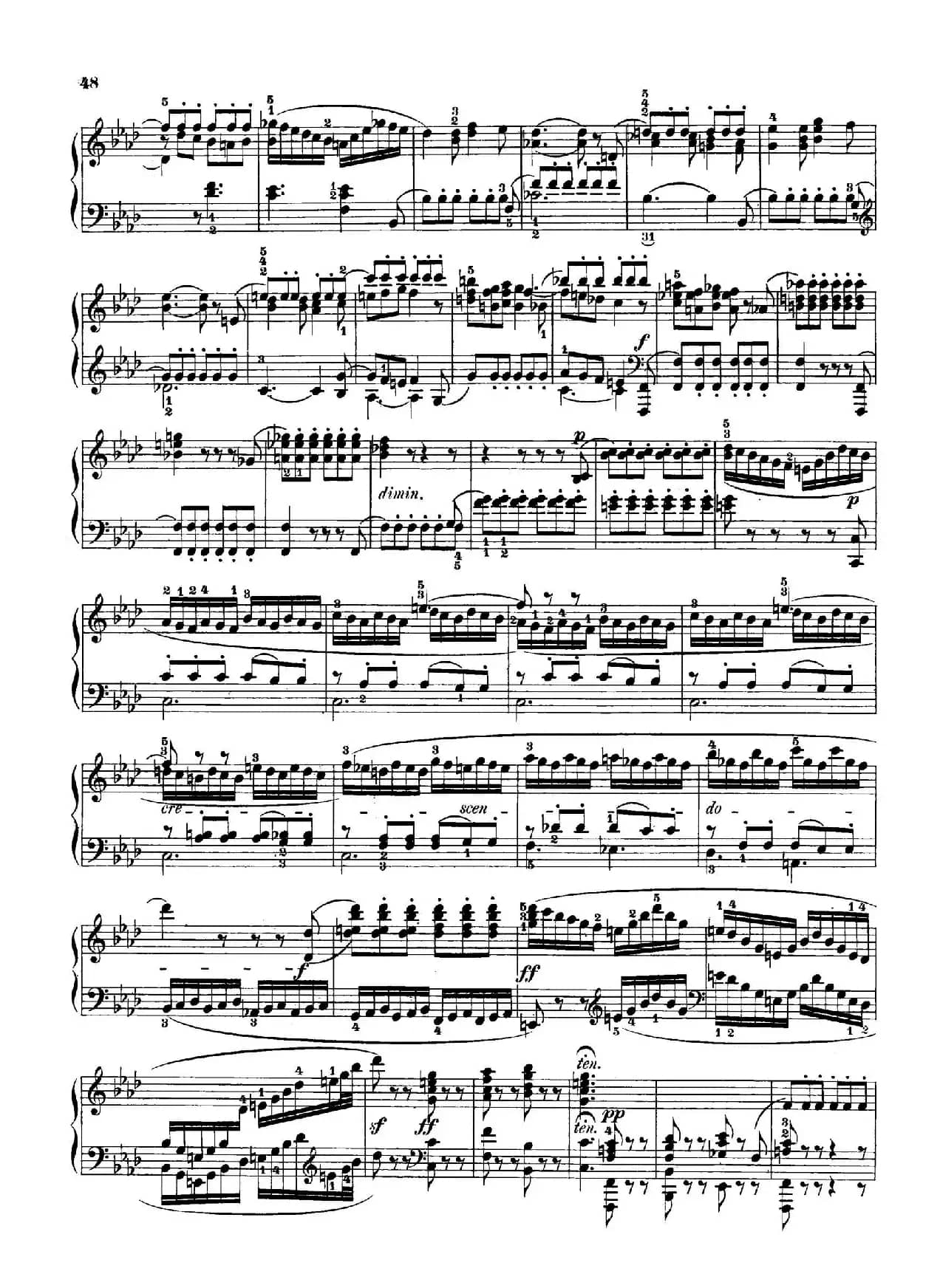 6 Preludes and Fugues Op.35（6首前奏曲与赋格·5）