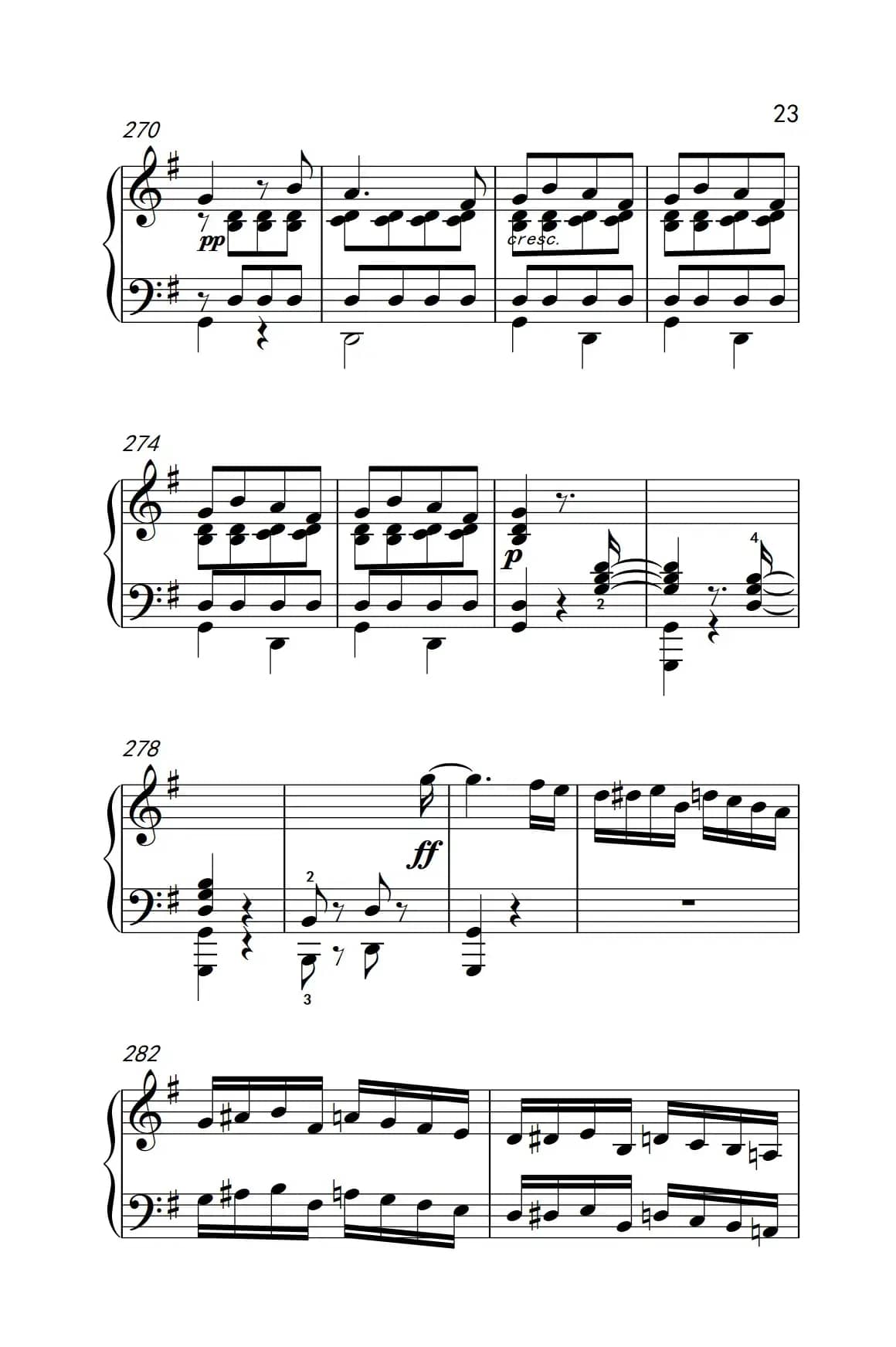 第九级2.G大调奏鸣曲 第一乐章 Op.31 No.1（中央音乐学院 钢琴（业余）考级教程 7-9级）