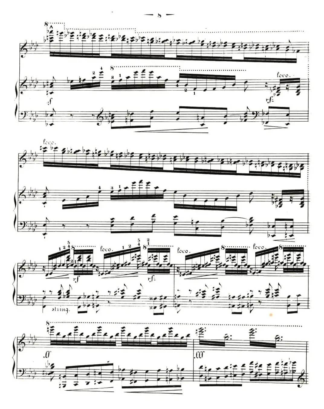 李斯特音乐会练习曲 S144（2 轻盈 f小调 S144 La leggierezza F minor）