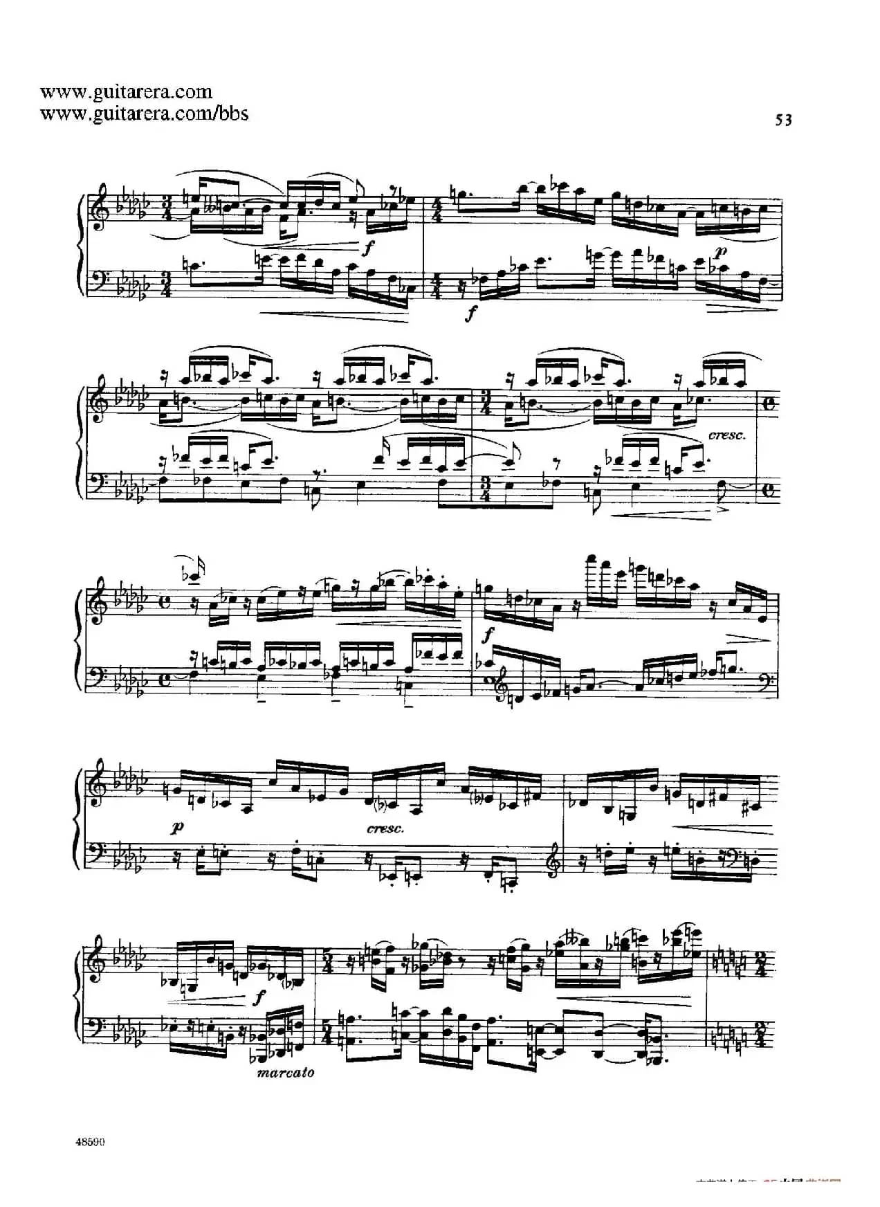 Piano Sonata Op.26（钢琴奏鸣曲·第四乐章）