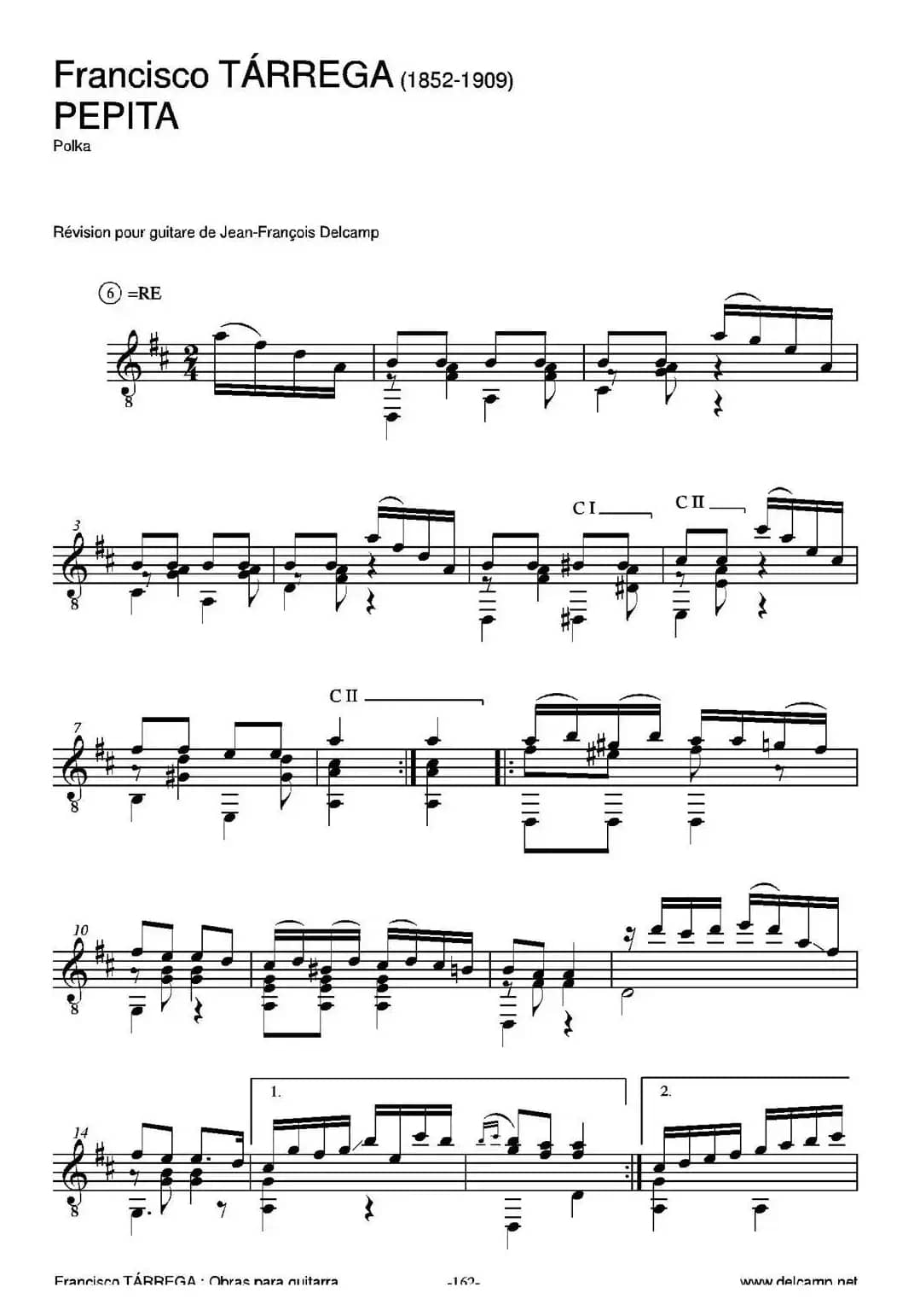 PEPITA(Polka)（古典吉他）