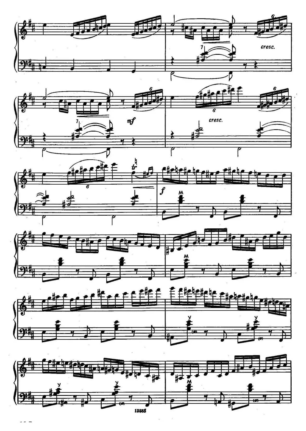 b小调奏鸣曲(第四乐章)