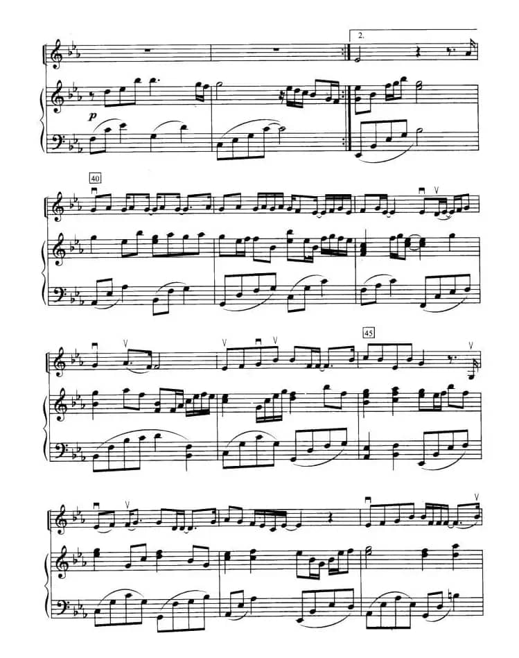 希望（小提琴+钢琴伴奏）