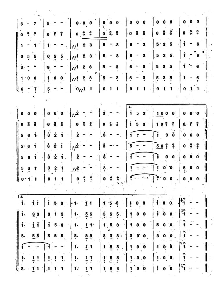在毕业的晚会上（合奏）