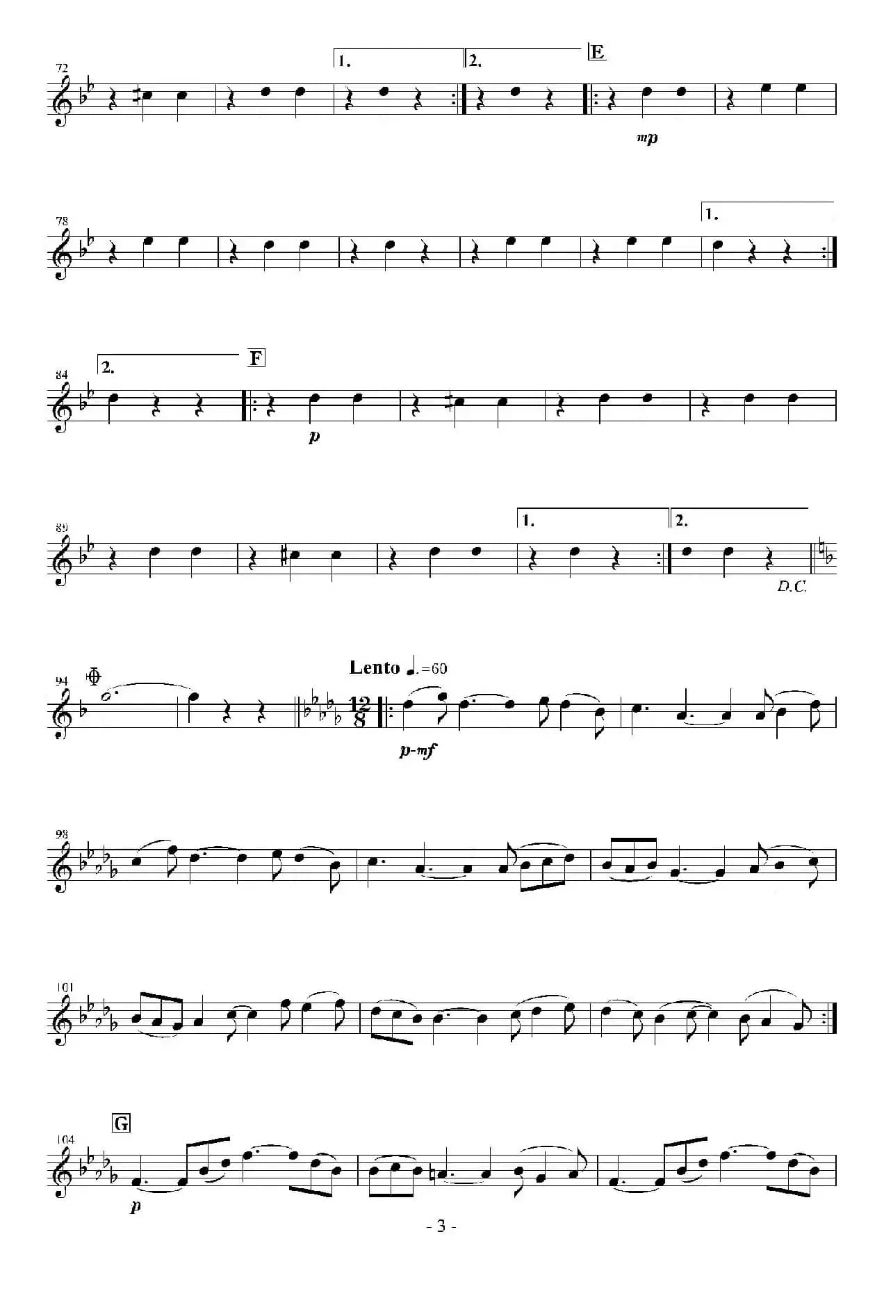 In the Green and Red Season（次中音萨克斯分谱）