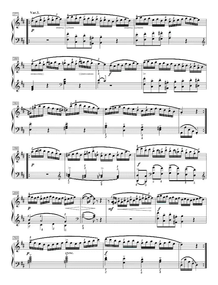 莫扎特D大调钢琴奏鸣曲K.284