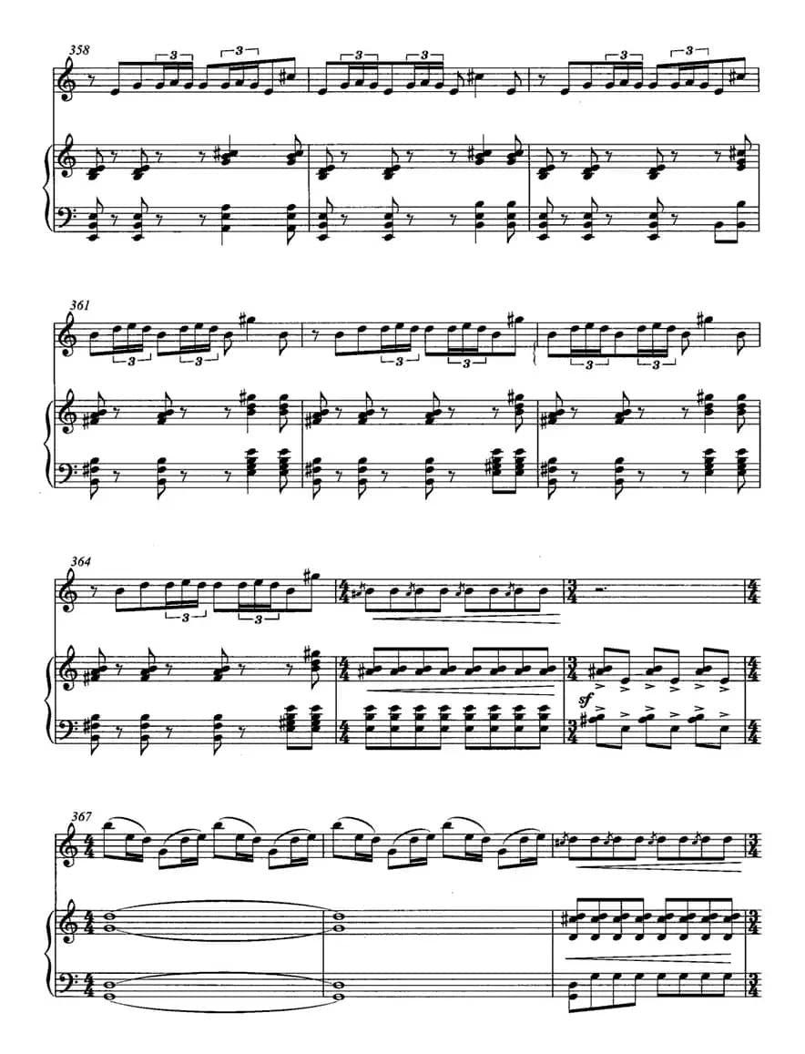 飞歌（笛子协奏曲+钢琴伴奏)P21—3）