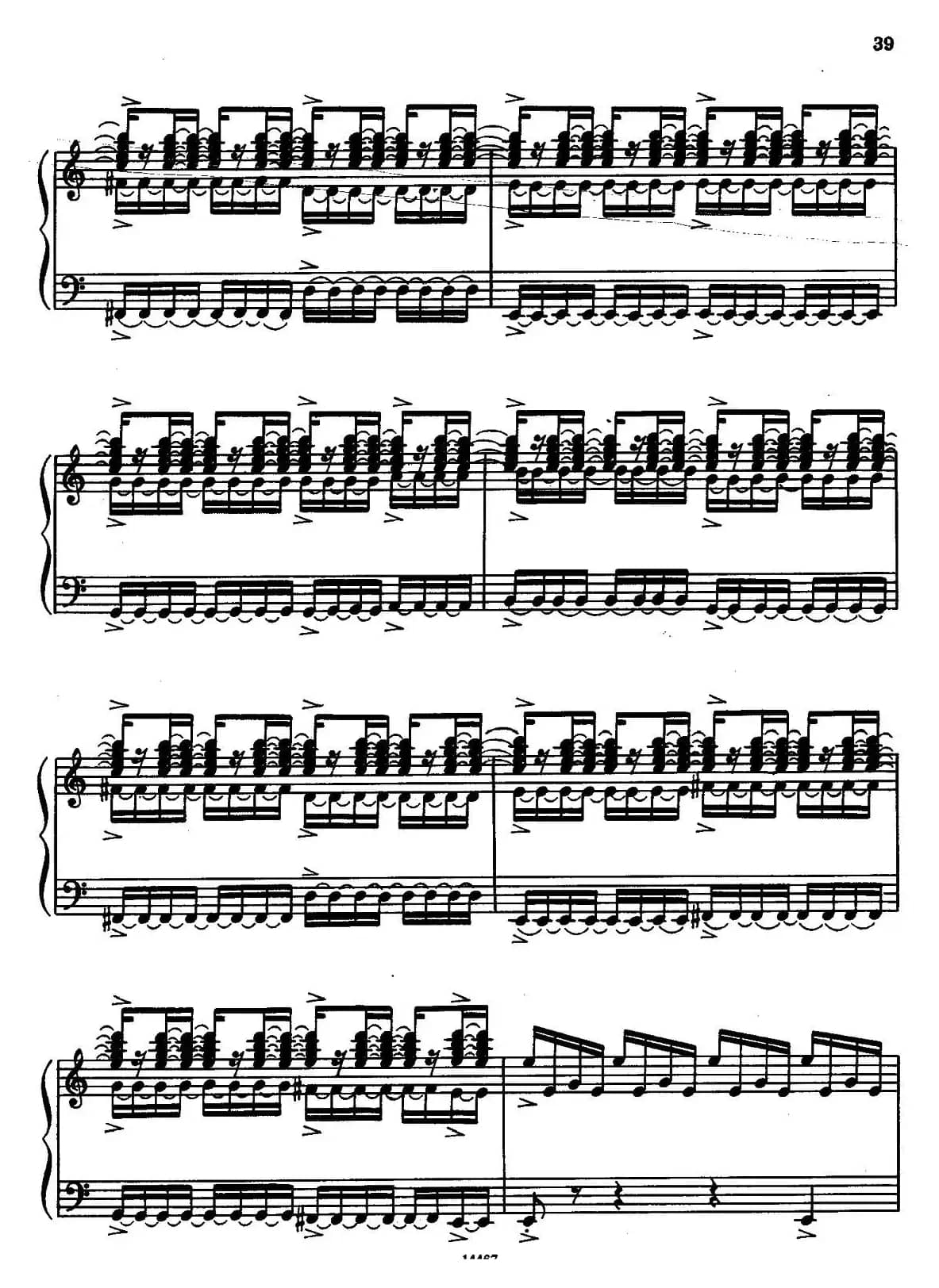 Sonate No.3（奏鸣曲三号）（第四乐章）