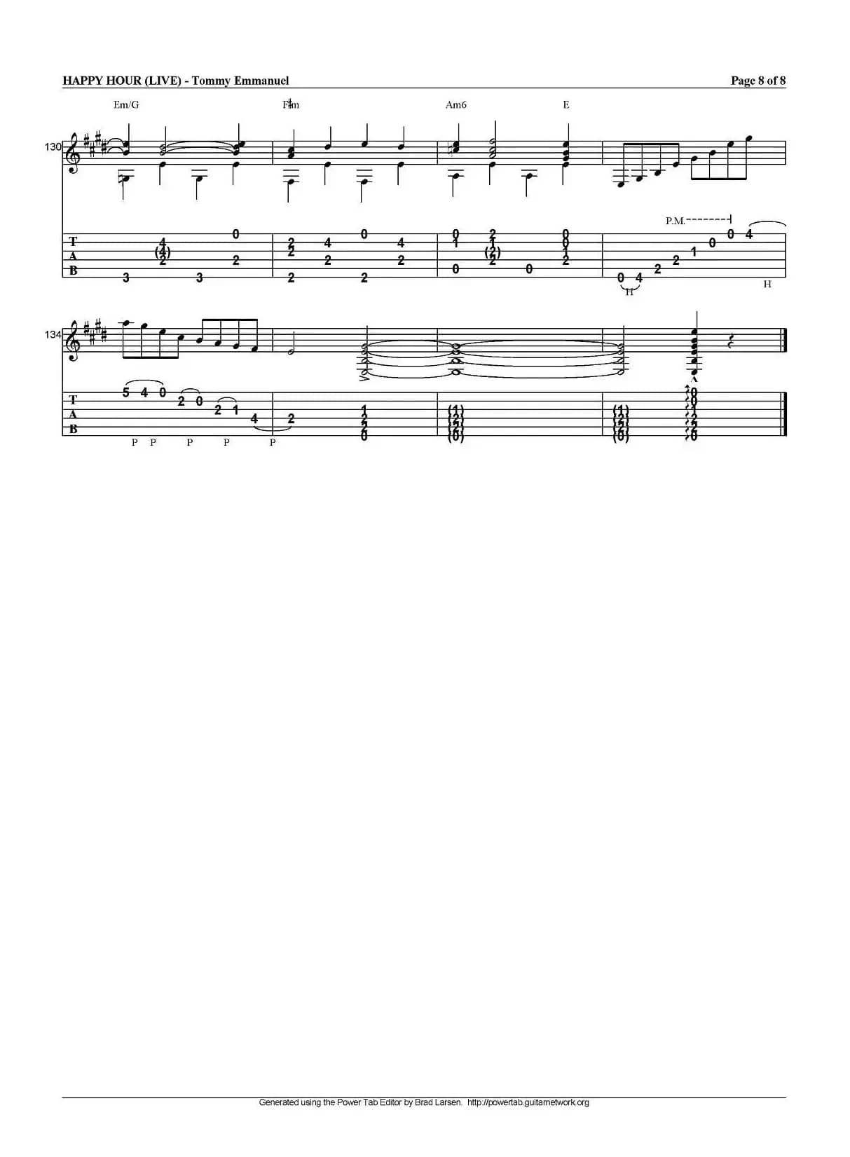 tommy emmanuel：happy hour live（指弹吉他）