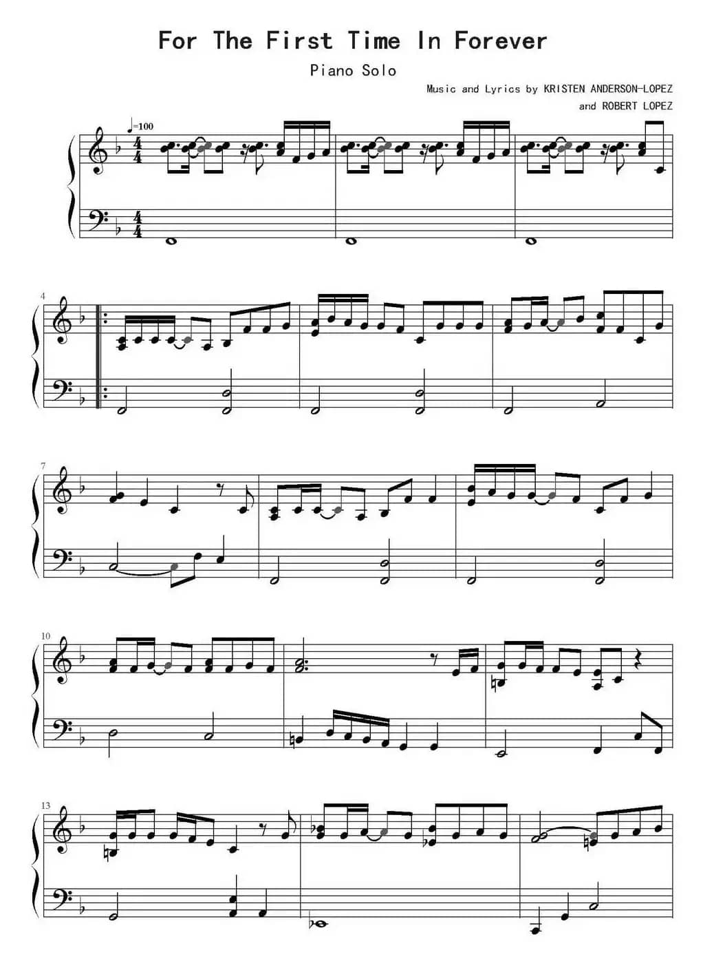 For The First Time In Forever