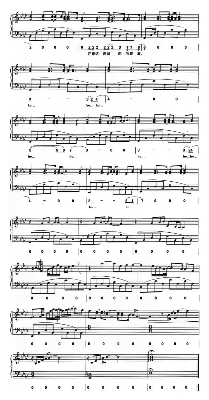 有没有人告诉你（钢琴弹唱）