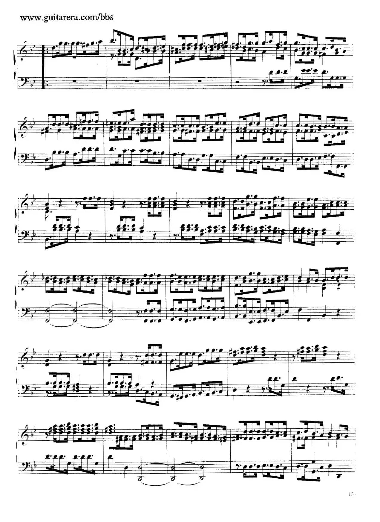 Suite No.7 in g Minor HWV 432（g小调第七组曲）