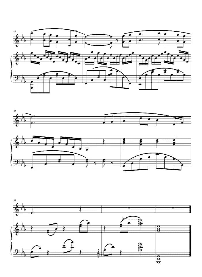 在水一方（小提琴+钢琴伴奏）