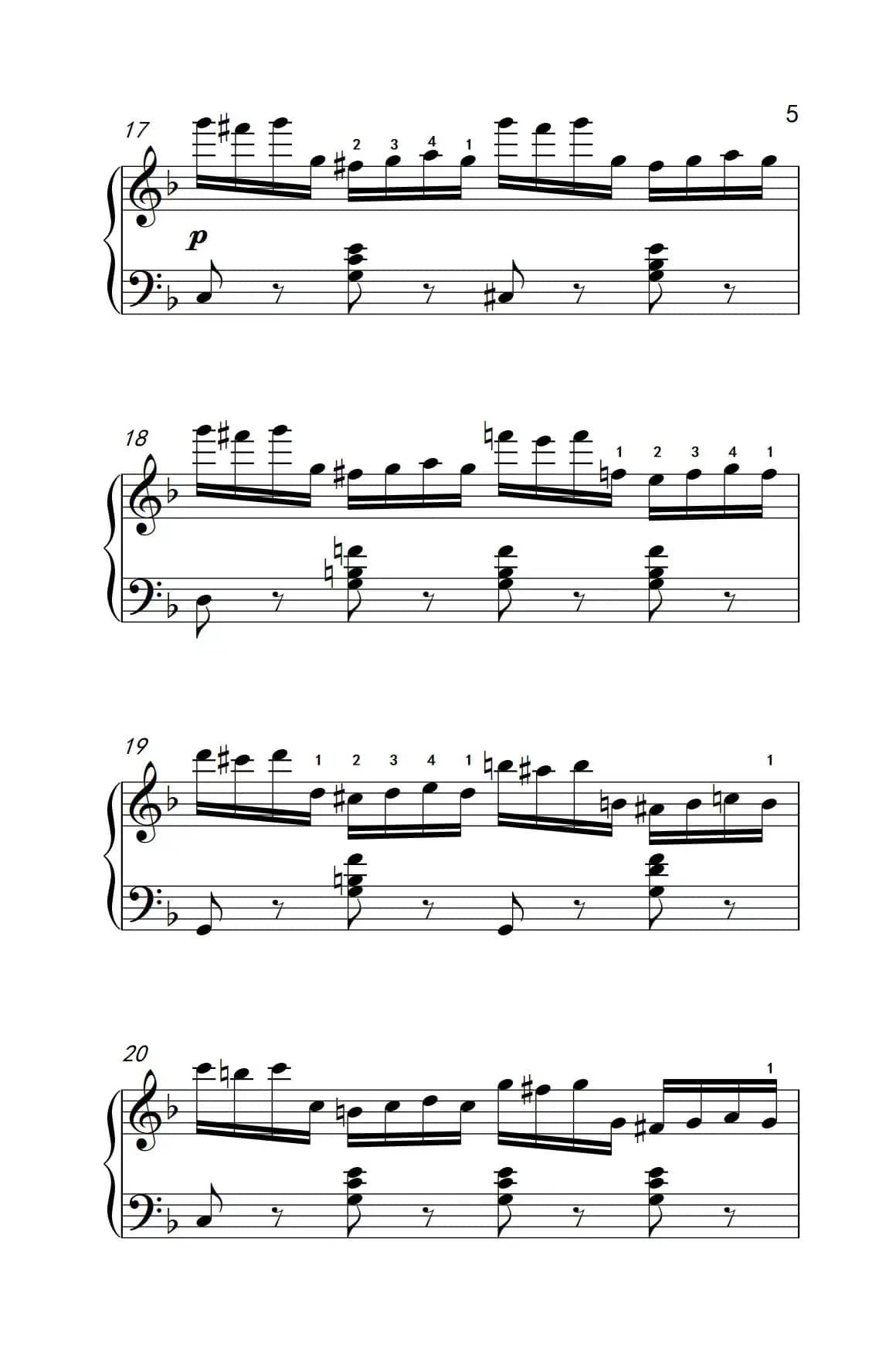 第七级2.练习曲（中央音乐学院 钢琴（业余）考级教程 7-9级）