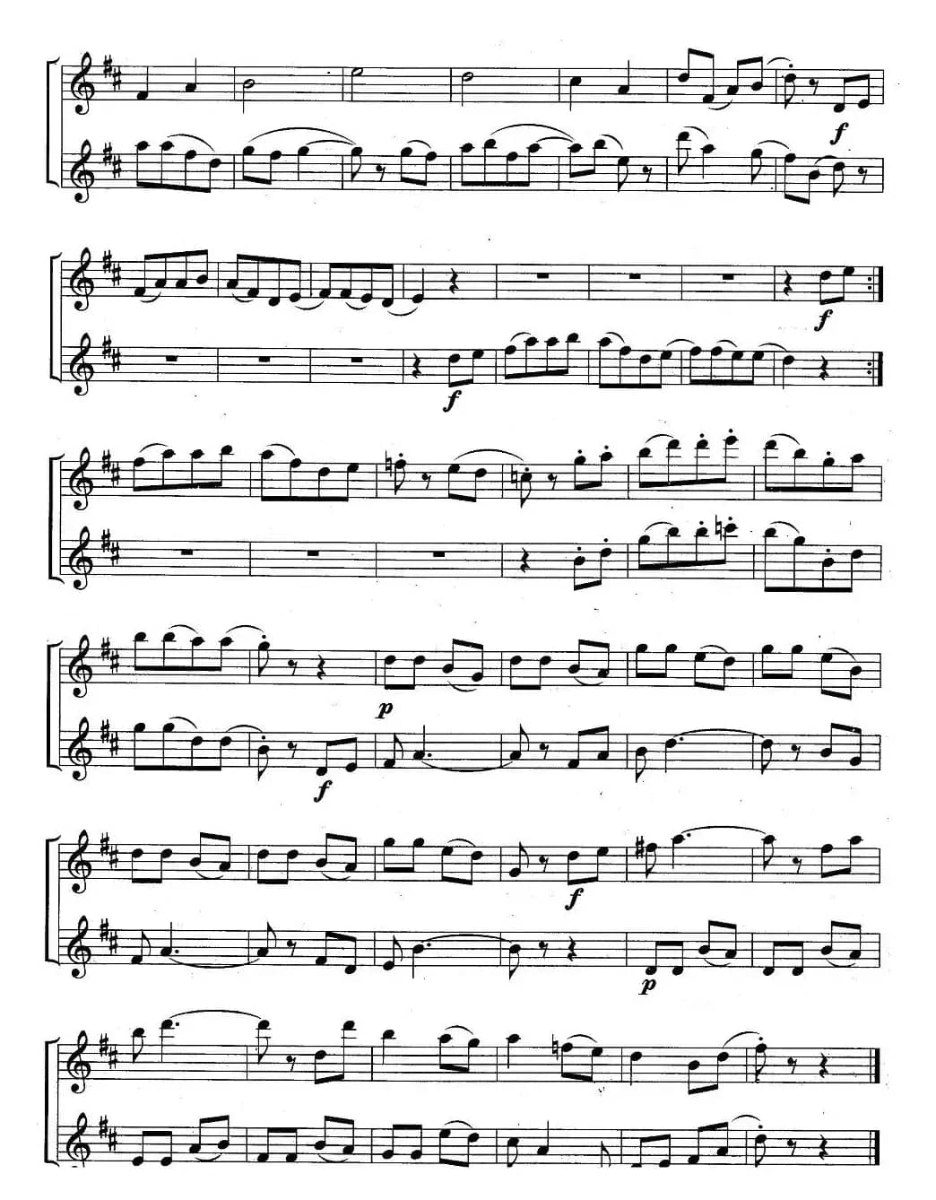 乡村歌曲（重奏）