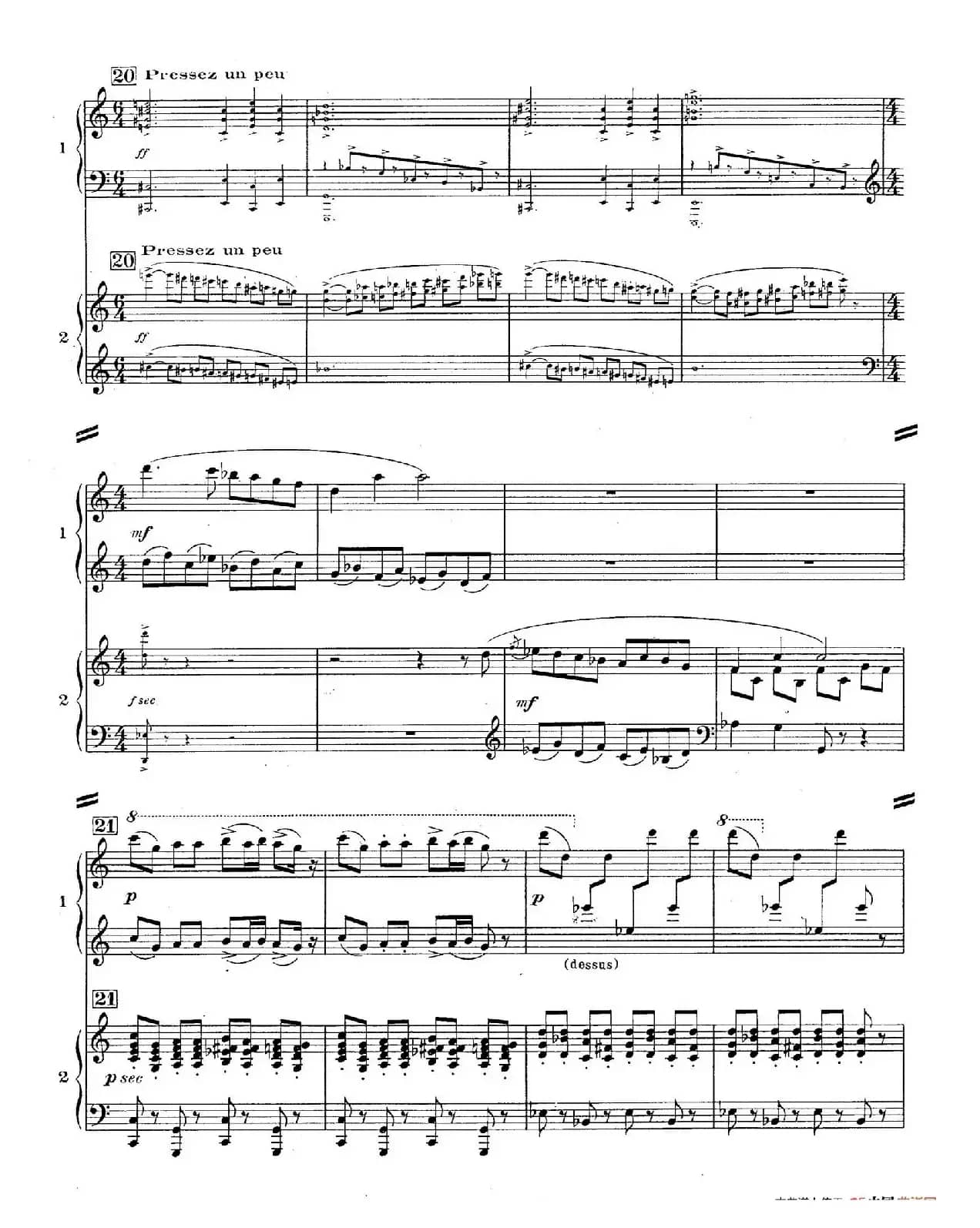Concerto for 2 Pianos in d Minor（d小调双钢琴协奏曲· 第一乐章）