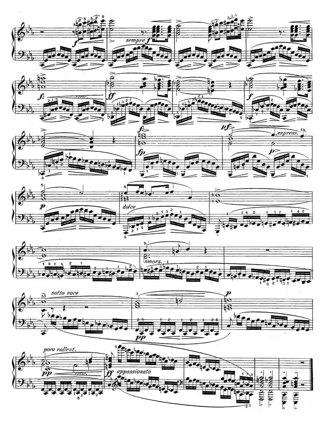 肖邦练习曲12 Op.10 No.12 革命 c小调 C minor Revolutionary