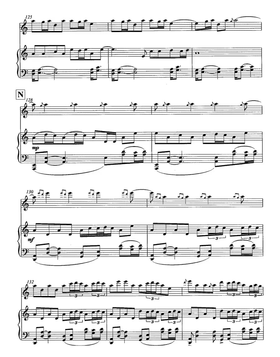 飞歌（笛子协奏曲+钢琴伴奏)P1—1）