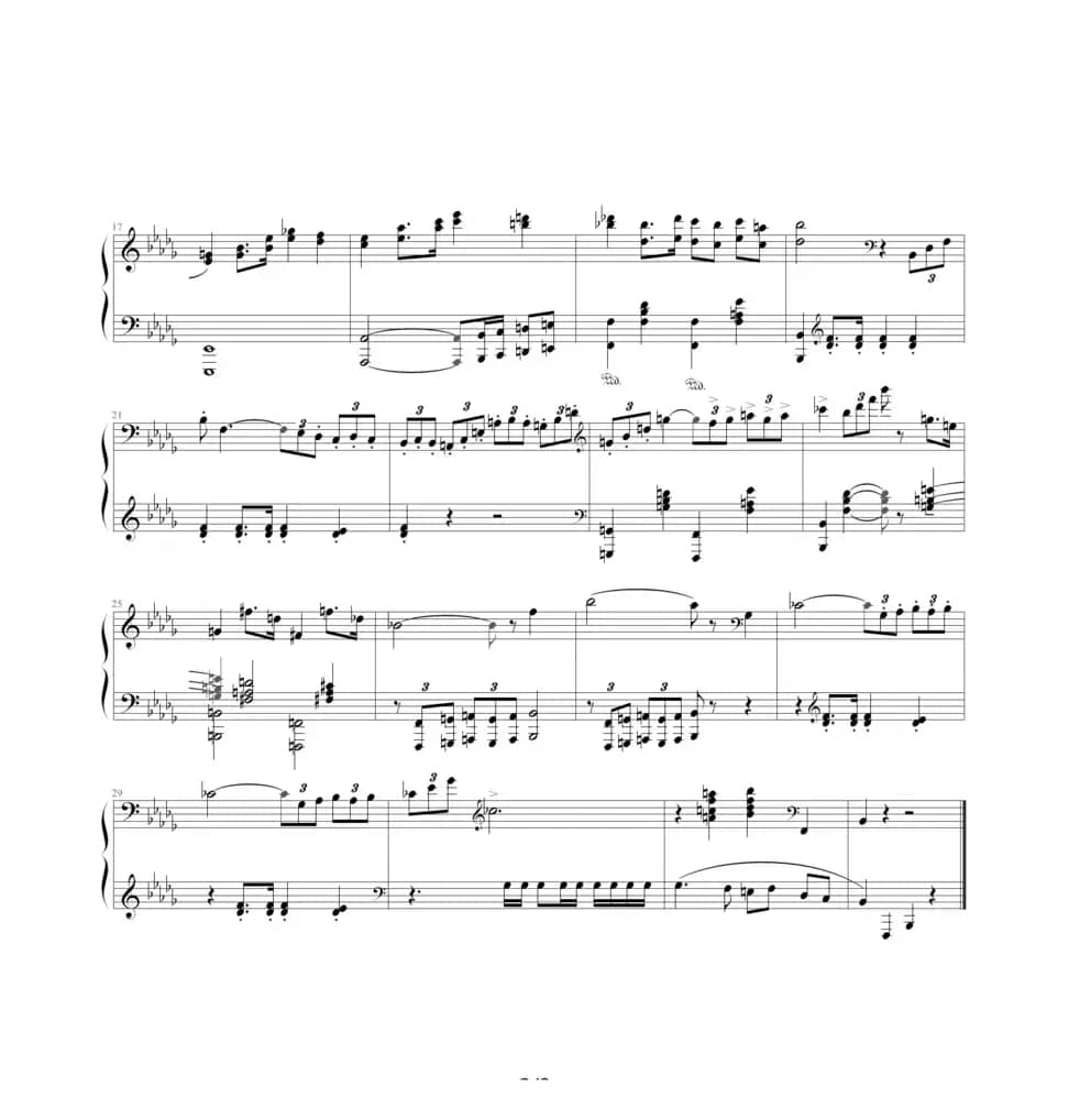 肖斯塔科维奇—前奏曲（16）：降b小调