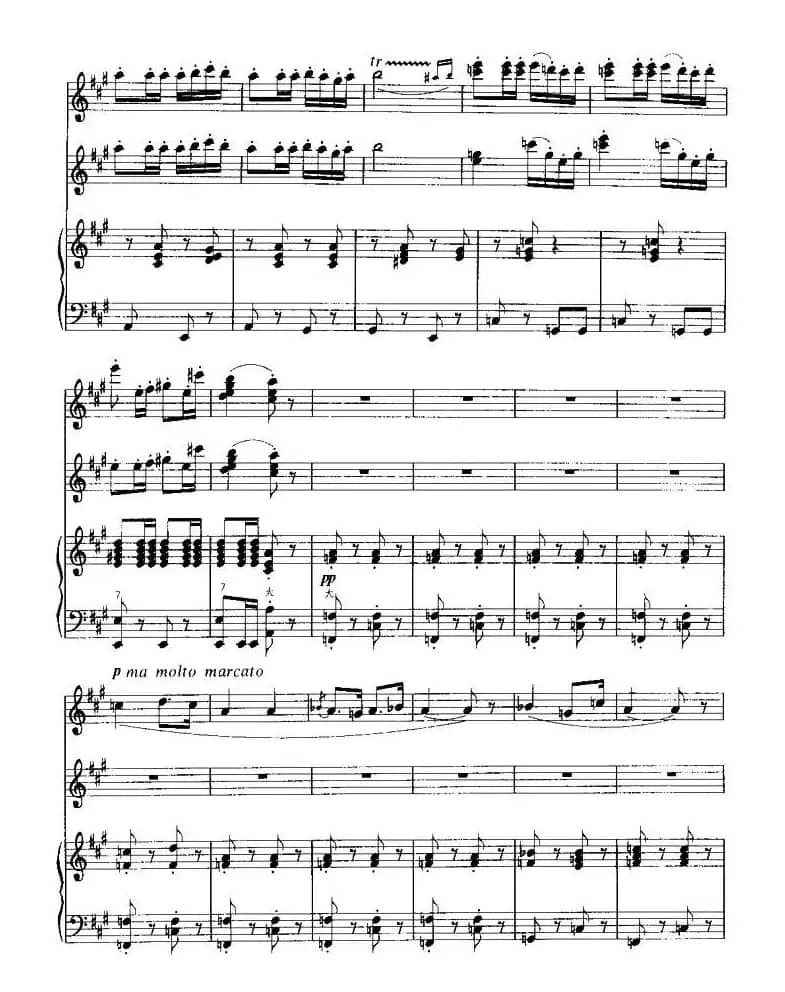 《卡门》序曲（二重奏）