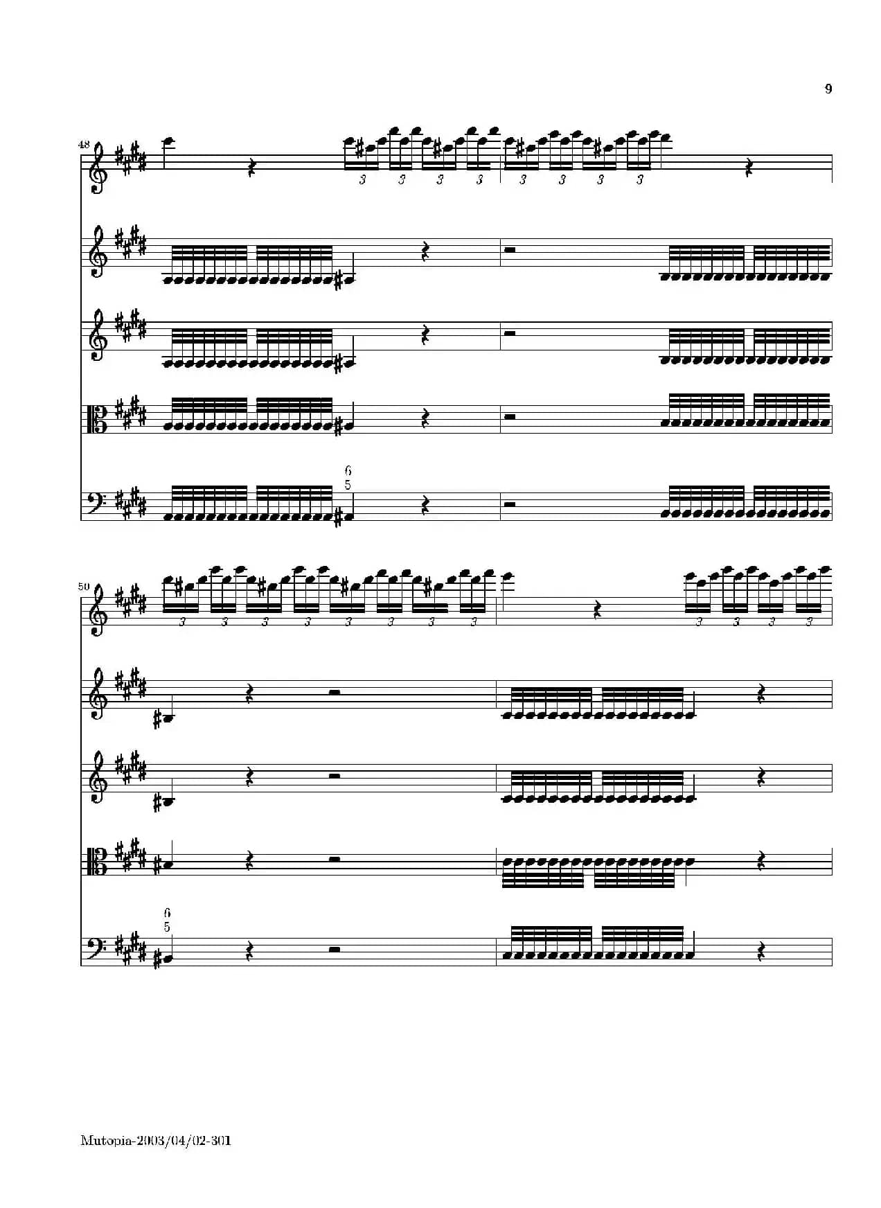 La Primavera·Spring（四季·春）（弦乐协奏曲总谱）