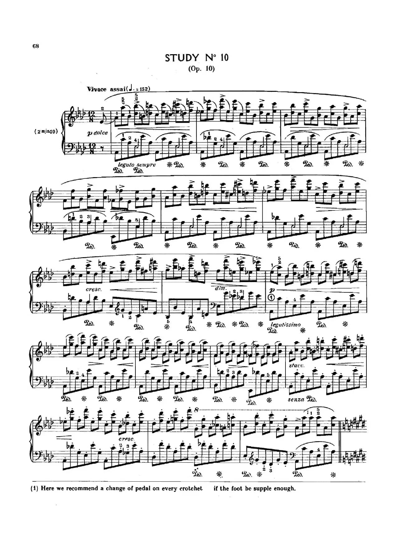 12 Etudes Op.10 柯尔托教学版(12首练习曲·10)
