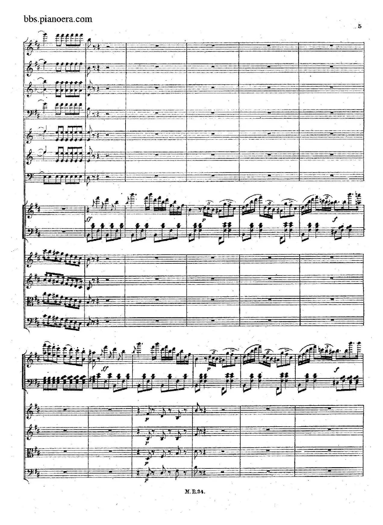 Capriccio Brillante in B Major Op.22（B大调华丽随想曲·钢琴+乐队总谱）