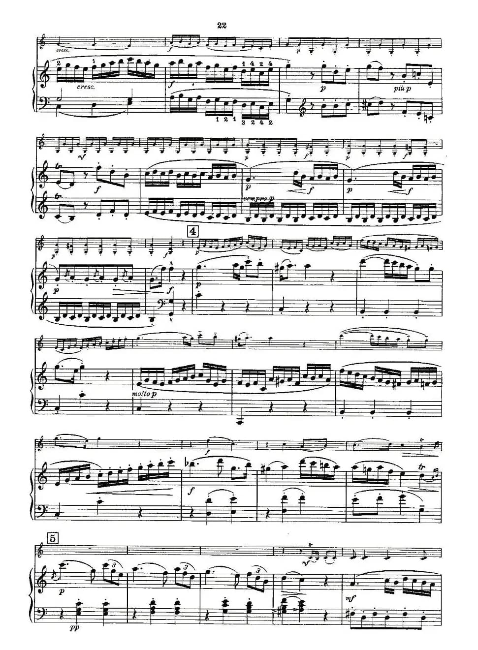 Mozart - Violin Sonata No.2, KV. 303（第二小提琴奏鸣曲）