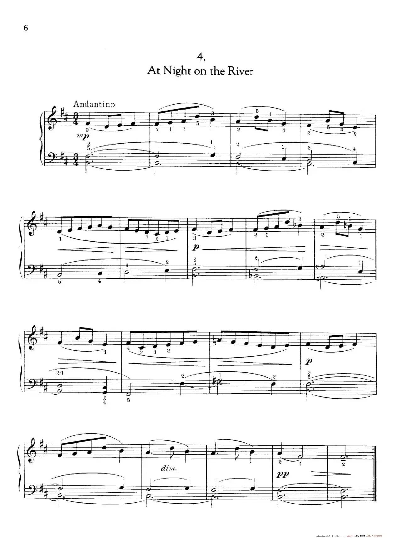 Thirty Pieces For Children Op.27（30首儿童钢琴曲 1—5）