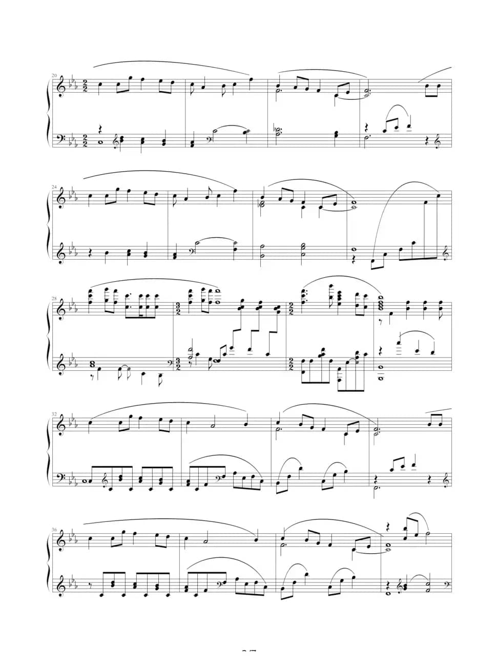 山丹丹开花红艳艳（善良的笨狼制谱版）