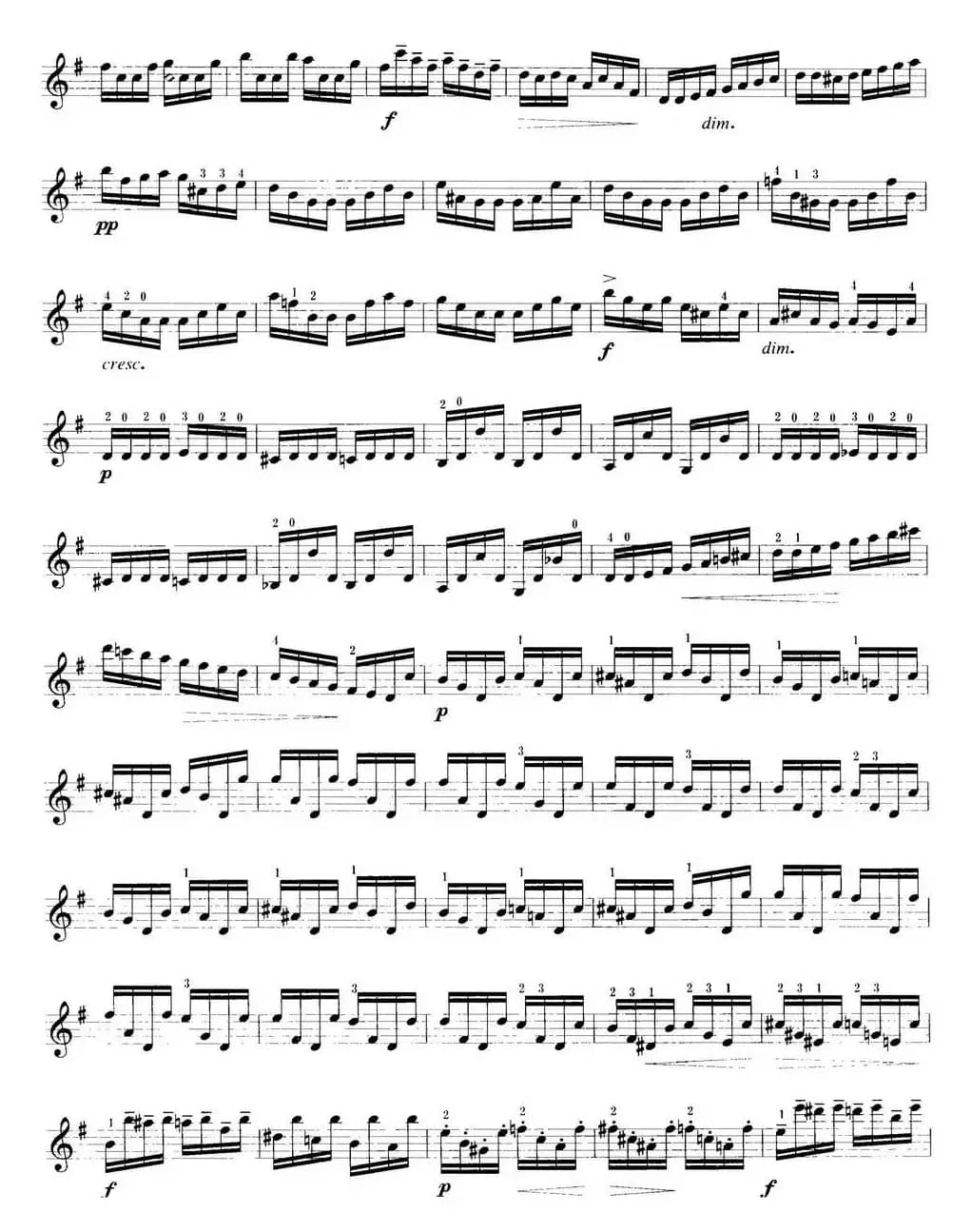 小提琴考级第八级：外国乐曲（7首）