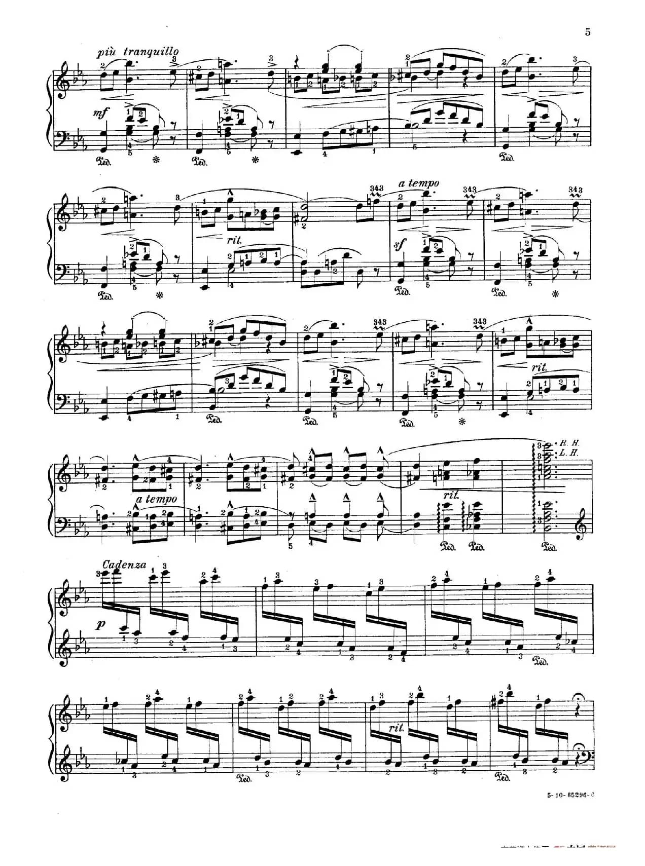 Valse Caprice in E-flat Major Op.53(降E大调随想圆舞曲)