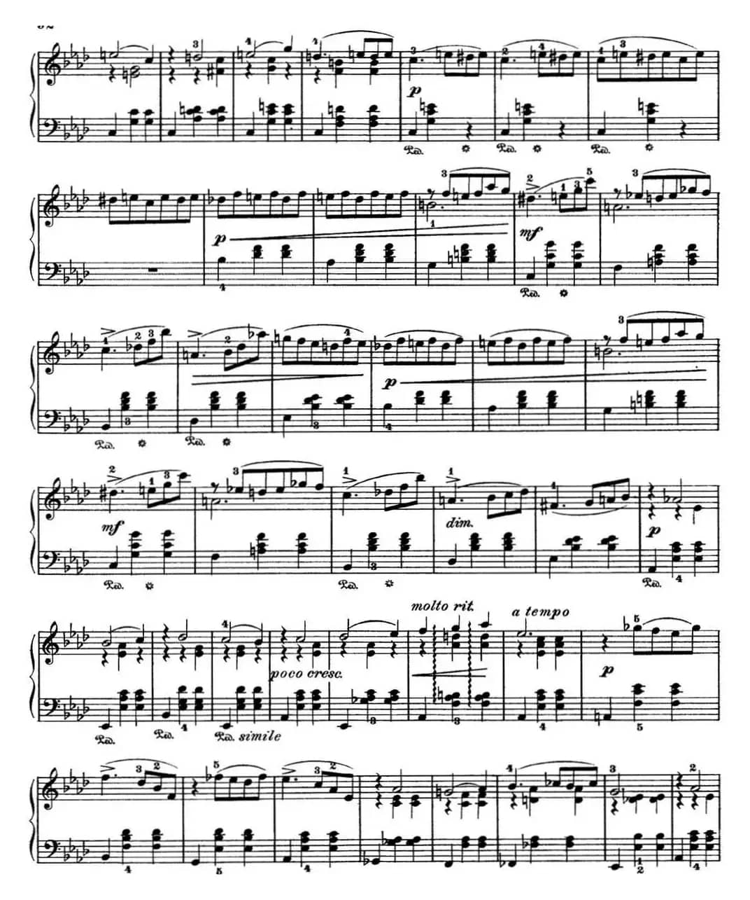 柴可夫斯基 四季 12月 圣诞节 降A大调 Christmas A flat major