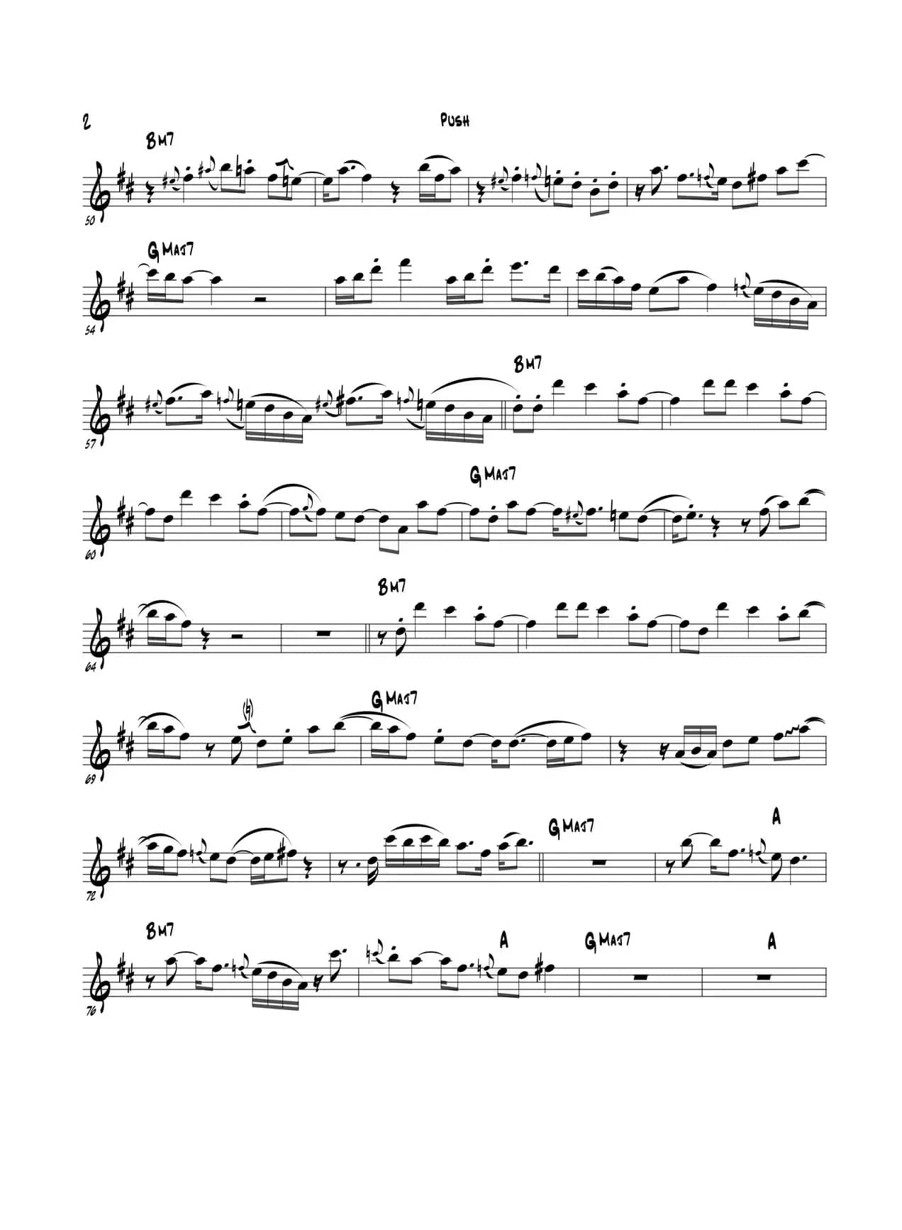 Push（Bb Part）