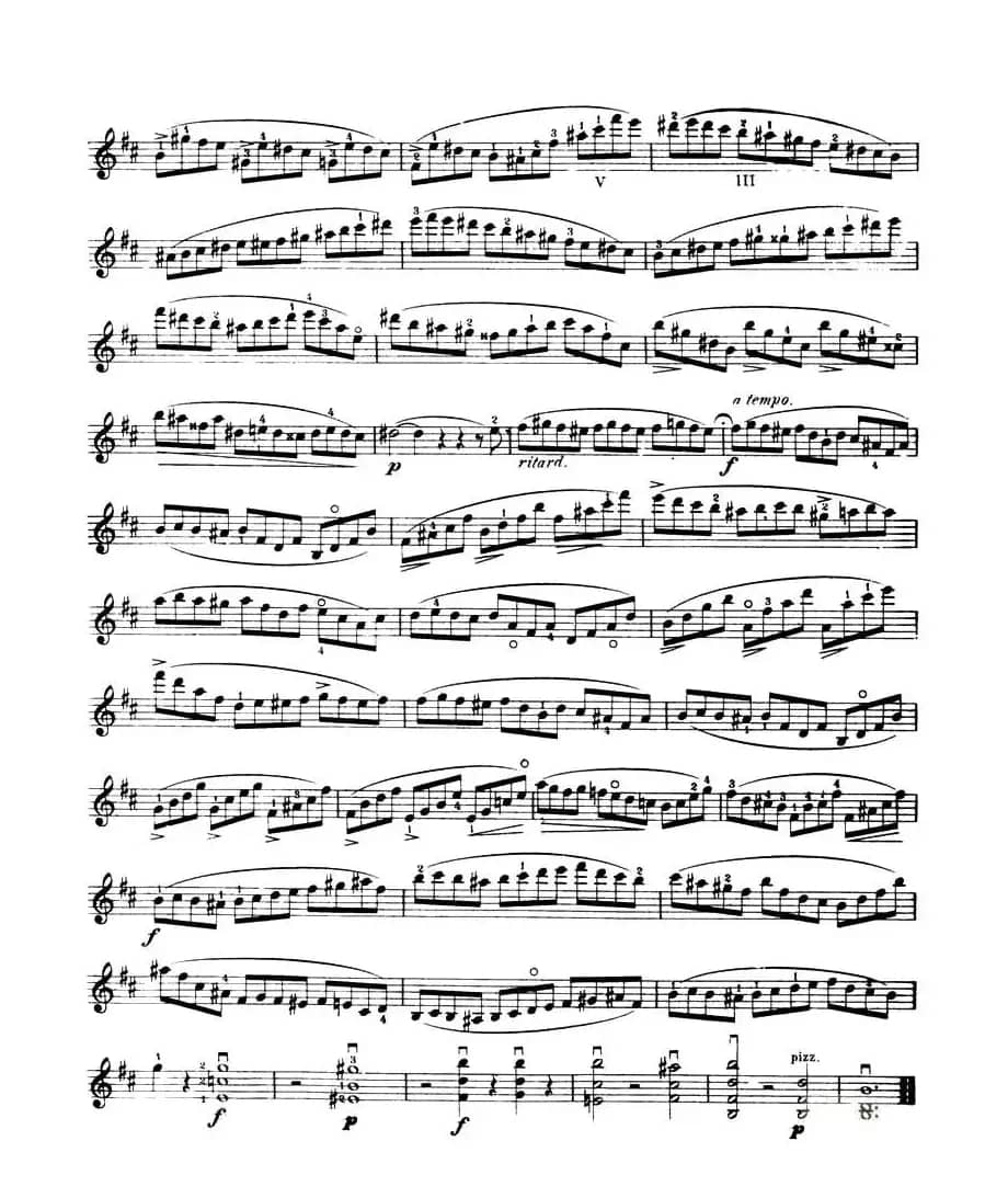 开塞（KAYSER 36首小提琴练习曲之35）