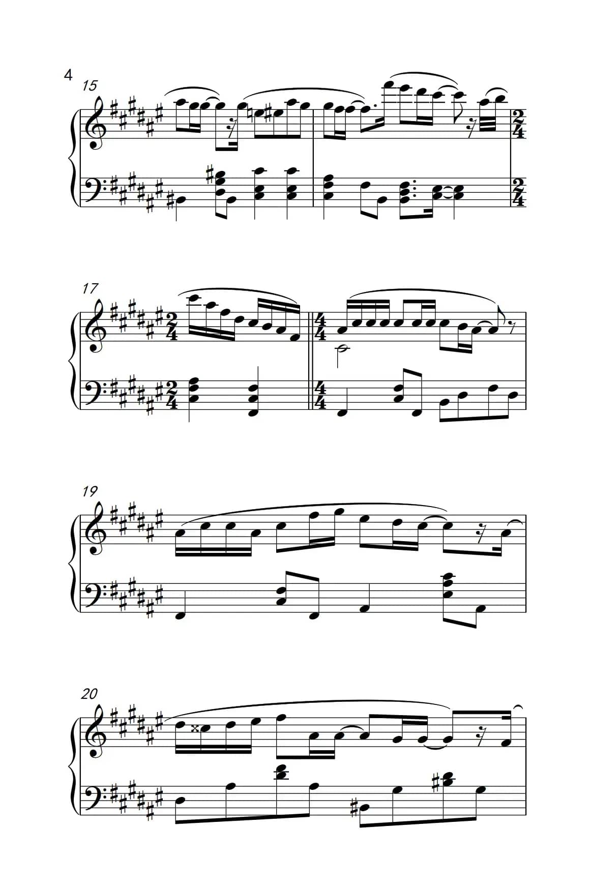 好心分手（《弹吧音教》制谱版）