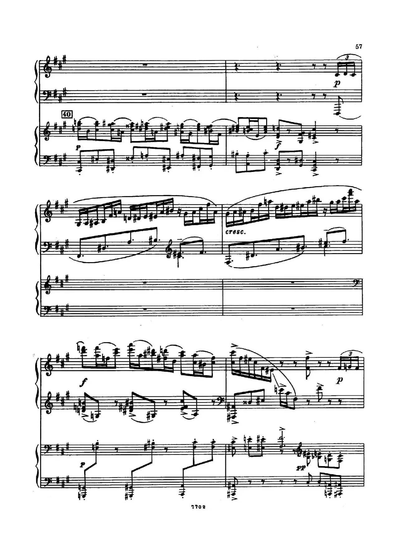 升f小调第一钢琴协奏曲 Op.1（双钢琴版）